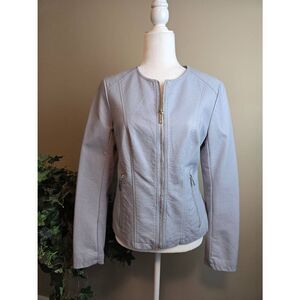 Kenneth Cole Reaction Blazer Sz M Dove Gray